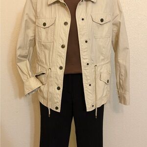 Jones New York Light Tan Utility Jacket